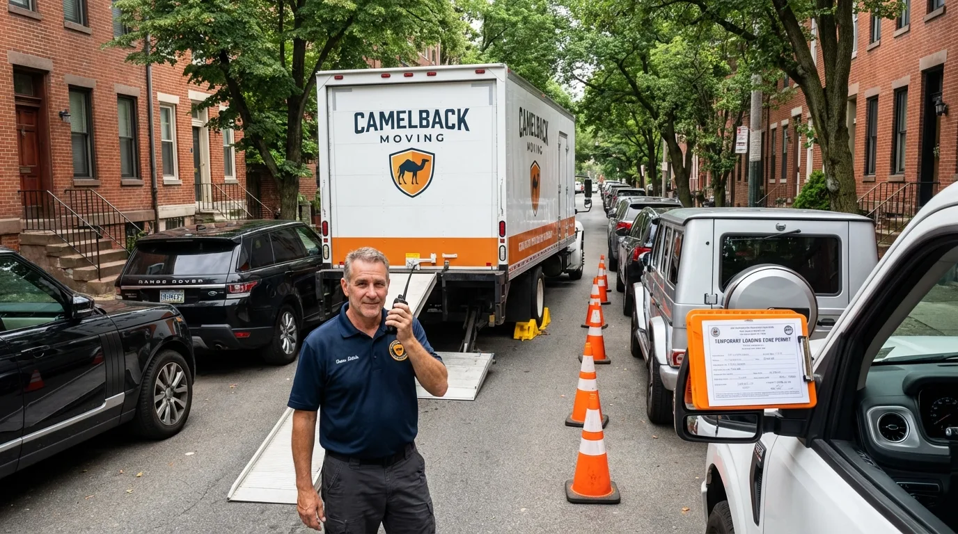City street loading permit setup in Swedesboro, NJ